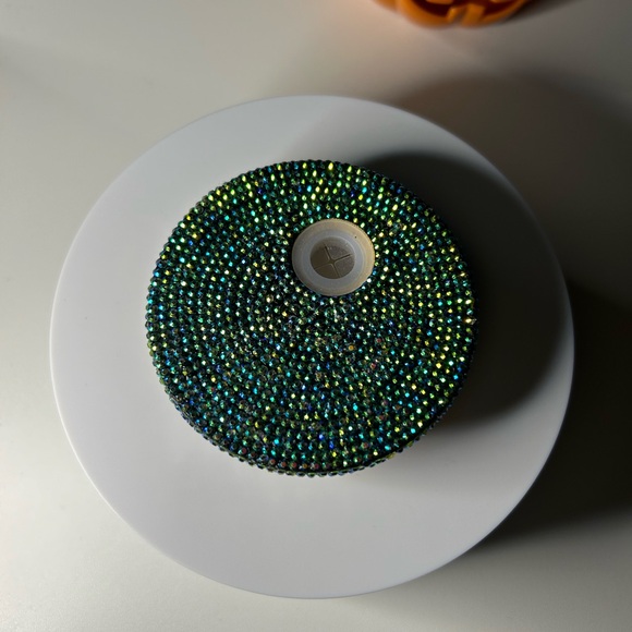 Rhinestone Lids for Glass cups handcrafted - Picture 7 of 9